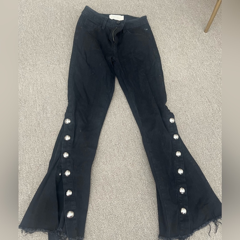 Studded Black Jeans